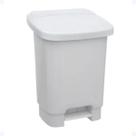 Lixeira 35 l c/ Pedal e Fixador p/ Saco de Lixo - Branca Lixeira 35 l c/ Pedal e Fixador p/ Saco de Lixo - Branca