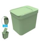 Lixeira 4 Litros Cesto De Lixo Com Porta Saco Plástico Cozinha Banheiro - Soprano Lixeira 4 Litros Cesto De Lixo Com Porta Saco Plástico Cozinha Banheiro - Soprano