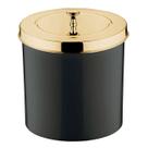 Lixeira 5 Litros Tampa Cesto De Lixo Dourado Para Pia Cozinha Banheiro - 551DD Future