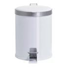Lixeira 5L Banheiro Cozinha Escritório 5 Litros Cesto de Lixo com Pedal Viel 3552 Branca