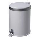 Lixeira 5L Banheiro Cozinha Escritório 5 Litros Cesto de Lixo com Pedal Viel 3552 Branca