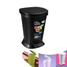 Lixeira 5L De Pedal Cesto De Lixo Com Tampa Banheiro Cozinha - 10424 Coza