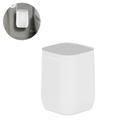 Lixeira 6 L Banheiro Parede Tampa Soft Close Adesivo Branco