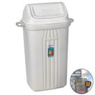Lixeira 60 Litros Plástico Tampa Basculante Cesto De Lixo Com Alças Áreas Externas Cozinha - 284 Sanremo Lixeira 60 Litros Plástico Tampa Basculante Cesto De Lixo Com Alças Áreas Externas Cozinha - 284 Sanremo