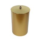 Lixeira 8 Litros Cesto de Lixo Dourado com Tampa Cozinha Banheiro - AMZ