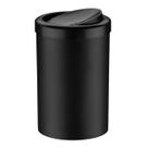 Lixeira 8 Litros Tampa Basculante Cesto De Lixo Banheiro Pia Cozinha Preto - 1220PT Future