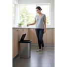 Lixeira 9L Cozinha Banheiro Inox Elegante Click Abre