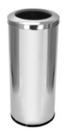 Lixeira aço inox 50 litros tampa aro 30x70