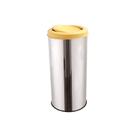Lixeira Aço Inox Para Cozinha Reciclável 25 Litros Tampa