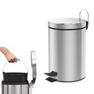 Lixeira Aço Inox Redonda Multiuso 05 Litros Cesto Removível Lixeira Aço Inox Redonda Multiuso 05 Litros Cesto Removível
