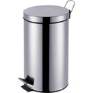 Lixeira ágata Inox Com Pedal 12lts