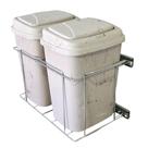 Lixeira Aramada Dupla Lateral deslizante 18L Click