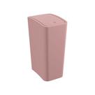 Lixeira Astra Ltc2 Com Tampa Click 8l Retangular Rose