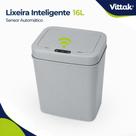 Lixeira Automática 16 Litros com Sensor Infravermelho para Cozinha e Banheiro Vittak