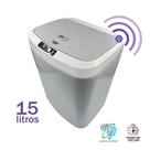 Lixeira Automatica Banheiro Cozinha Lixo Com Sensor