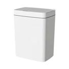 Lixeira Automática Branca Com Sensor, Inteligente E À Prova d'Água, Para Casa E Banheiro