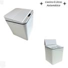 Lixeira Automática c/ Sensor Inteligente 6L Bancada Cozinha