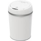Lixeira Automática Com Sensor De Aproximação E Touch Smart Branca 9 Litros Ei079