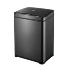 Lixeira Automática com Sensor Inteligente 50 Litros Premium Retangular Preto Cozinha Quarto Banheiro Escritório