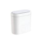 Lixeira automatica de plastico 6l oval oikos branco
