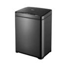 Lixeira Automática Inox Preto Retangular 40 Litros c/ Sensor