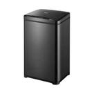 Lixeira Automática Inox Preto Retangular 50 Litros c/ Sensor