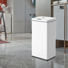 Lixeira Automática Retangular 50 Litros com Sensor Branca