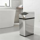 Lixeira Automática Sensor Inox Polido 3 Lts Litros Quadrada