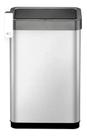 Lixeira Automática Sensor que Abre 50 L Aço Inox luxo-members Mark