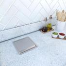 Lixeira Banheiro 05 Litros Aço Inox Cesto Escritório/residência Funcional Lixeira Banheiro 05 Litros Aço Inox Cesto Escritório/residência Funcional
