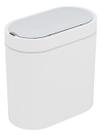 Lixeira Banheiro Branco 6l 30x20cm Plastico