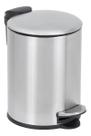 Lixeira Banheiro Prata 5l 26x20cm Inox
