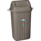 Lixeira Basculante 30L Castor Plástico Resistente