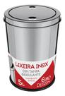 Lixeira Basculante 5 Litros Inox Não Enferruja Euro Home Lixeira Basculante 5 Litros Inox Não Enferruja Euro Home