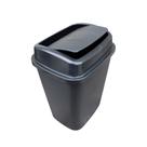 Lixeira Basculante 9 Litros Preta 3UD Plastic