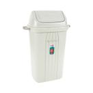 Lixeira Basculante Grande 105 Litros Plástica Para Cozinha Área Externa Bege - 285 Sanremo