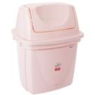 Lixeira basculante para pia decorada 4,9 litros rosa Plasutil ref.3731
