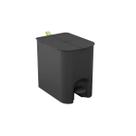 Lixeira borboleta com pedal 6LT preta 10660/0008 Coza
