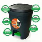Lixeira C/ Pedal - 15 Lt - Preta