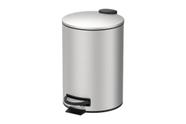 Lixeira C/ Pedal e Balde 12L Aço Inoxidável Escovado Linha Spin Brinox