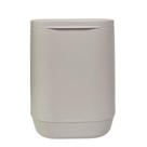 Lixeira Cesto de Lixo Prático 6L Com Tampa Aura de Piso e Parede Suspensa Alta Fixação Para Banheiro Lavabo Escritório Cozinha Compacta Minimalista OU