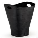 Lixeira Cesto Vaso Preto 6,5 Litros Plantas Decorativo Alça