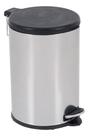 Lixeira Cilindrica De Aco Inox Para Cozinha 15 Litros Brinox