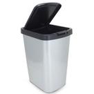 Lixeira click c/ label 9l inox