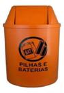 Lixeira Coletora Pilhas e Baterias 12L TVV