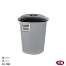 Lixeira color 109 litros com tampa preta