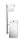 Lixeira com Papeleira Inox Polido 4 Litros Ecobin