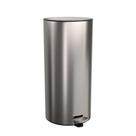 Lixeira com Pedal 1005 Redonda 30L Suprema Inox - Deca