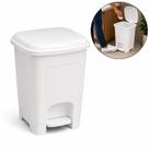 Lixeira com pedal 16 litros branca grande cesto de lixo cozinha banheiro restaurante resistente quarto bebe com tampa Lixeira com pedal 16 litros branca grande cesto de lixo cozinha banheiro restaurante resistente quarto bebe com tampa