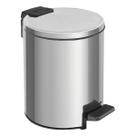 Lixeira com Pedal 3L Tramontina Loop Aço Inox e Balde Interno Cozinha Escritório Lavabo